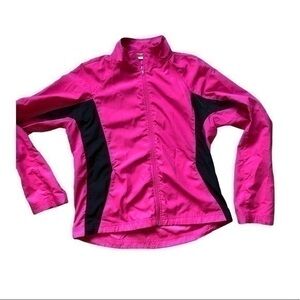 Vital athletic wear jacket hot pink and black sm